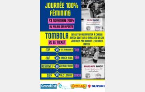 Tombola , journée 100 % Féminine !!